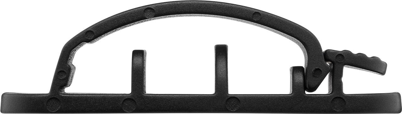 Goobay Organizador De Cables 3 Ranuras, 3 Piezas Negro 70685
