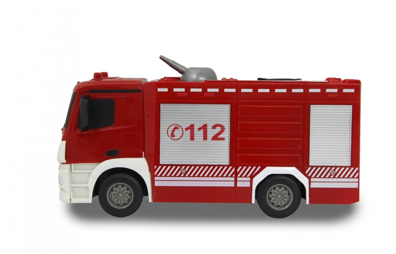Jamara Fire Fighter Mercedes-Benz Antos Camión De Bomberos Motor Eléctrico 1:26, Radiocontrol