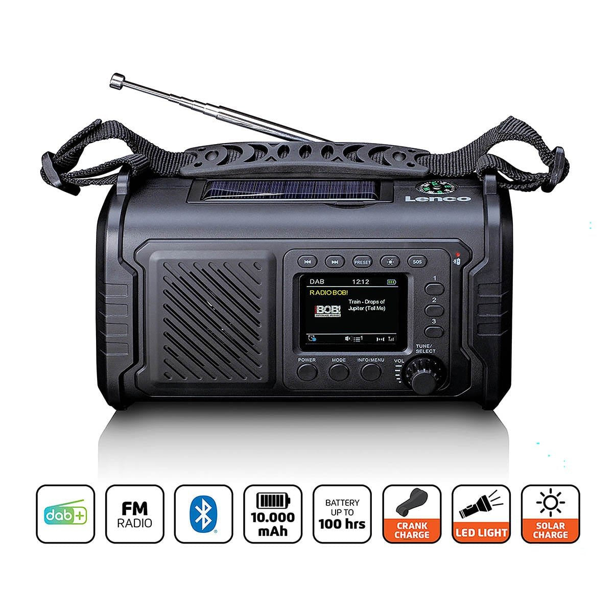 Lenco Pdr-055 Emergency Radio