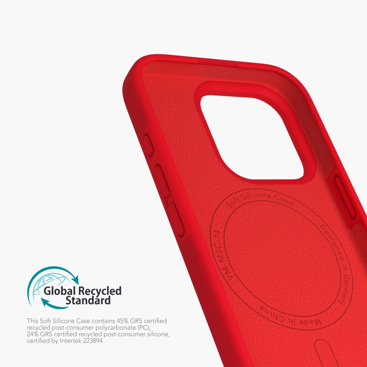 EAN 4251483667327 - Vonmählen Soft Silicone Case funda para teléfono móvil 17,5 cm (6.9") Rojo imagen 4