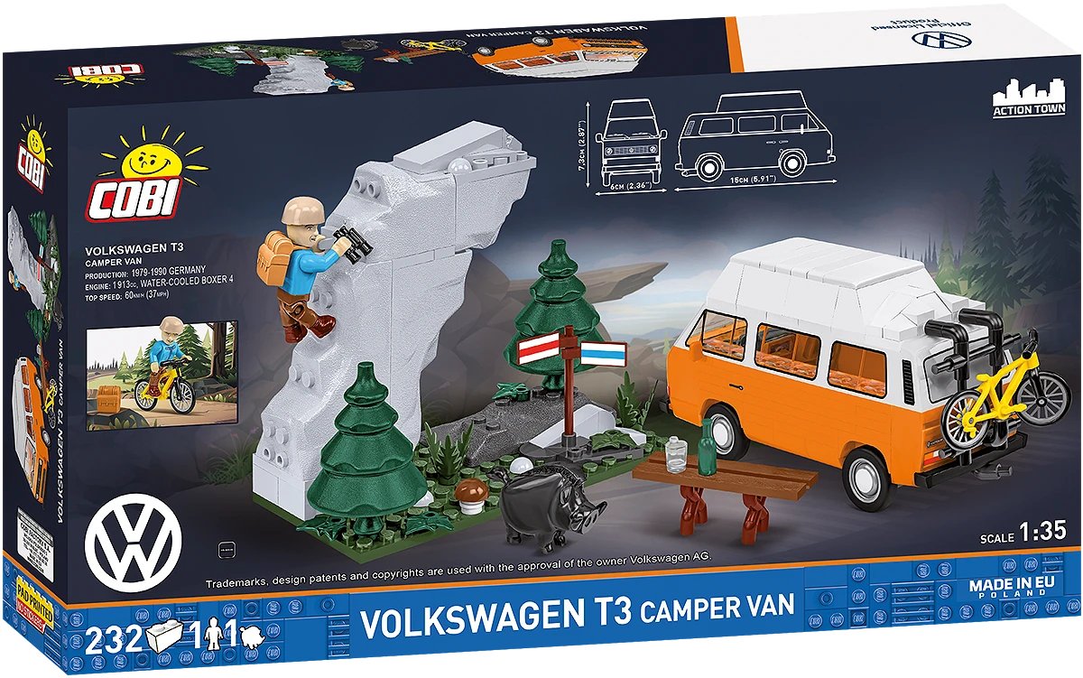 Cobi Volkswagen T3 Camper Van Cobi-24638