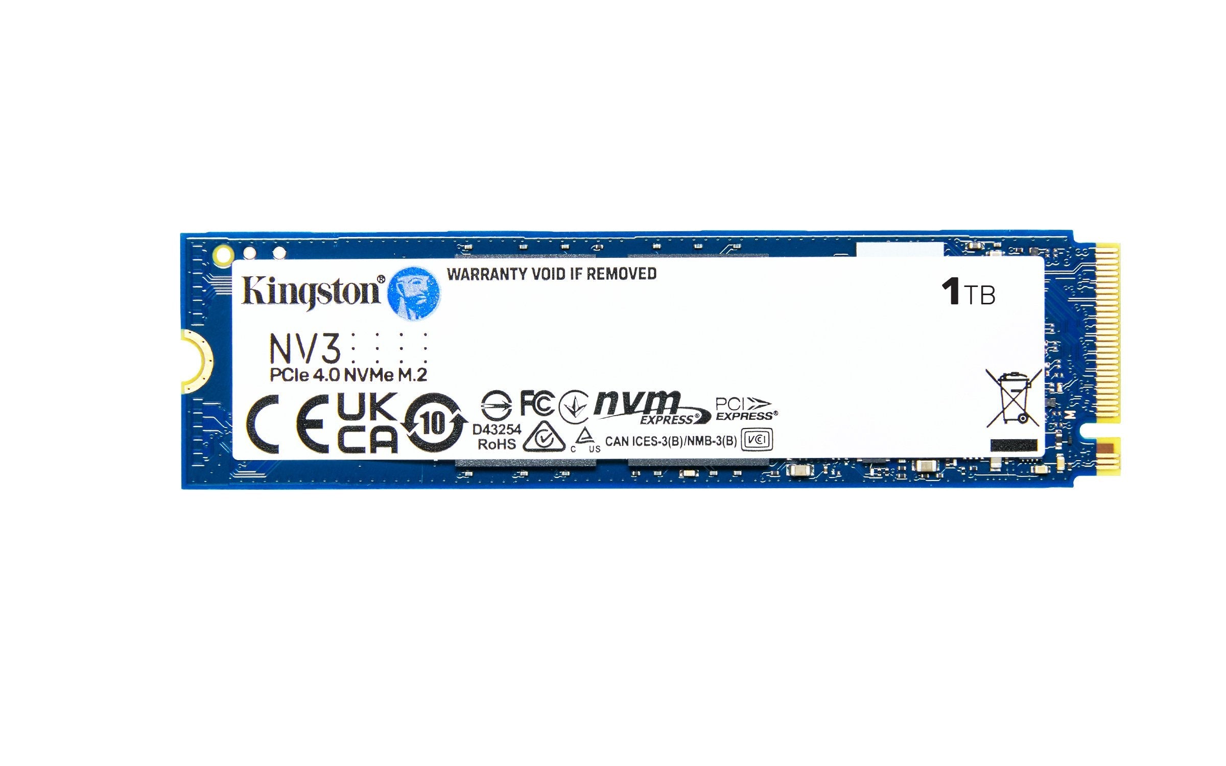 Disco Ssd Kingston Nv3 1tb Kingston Snv3s/1000gbk  M.2 Pcie 4.0 Nvme Bulk