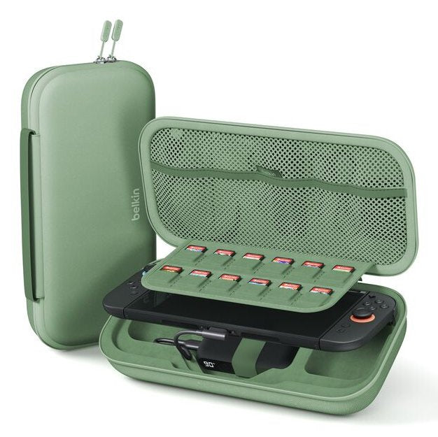 EAN 0745883929474 - Belkin ENA001hqSE-V2 Estuche de viaje Nintendo Malla, Poliéster, Terciopelo Verde imagen 1