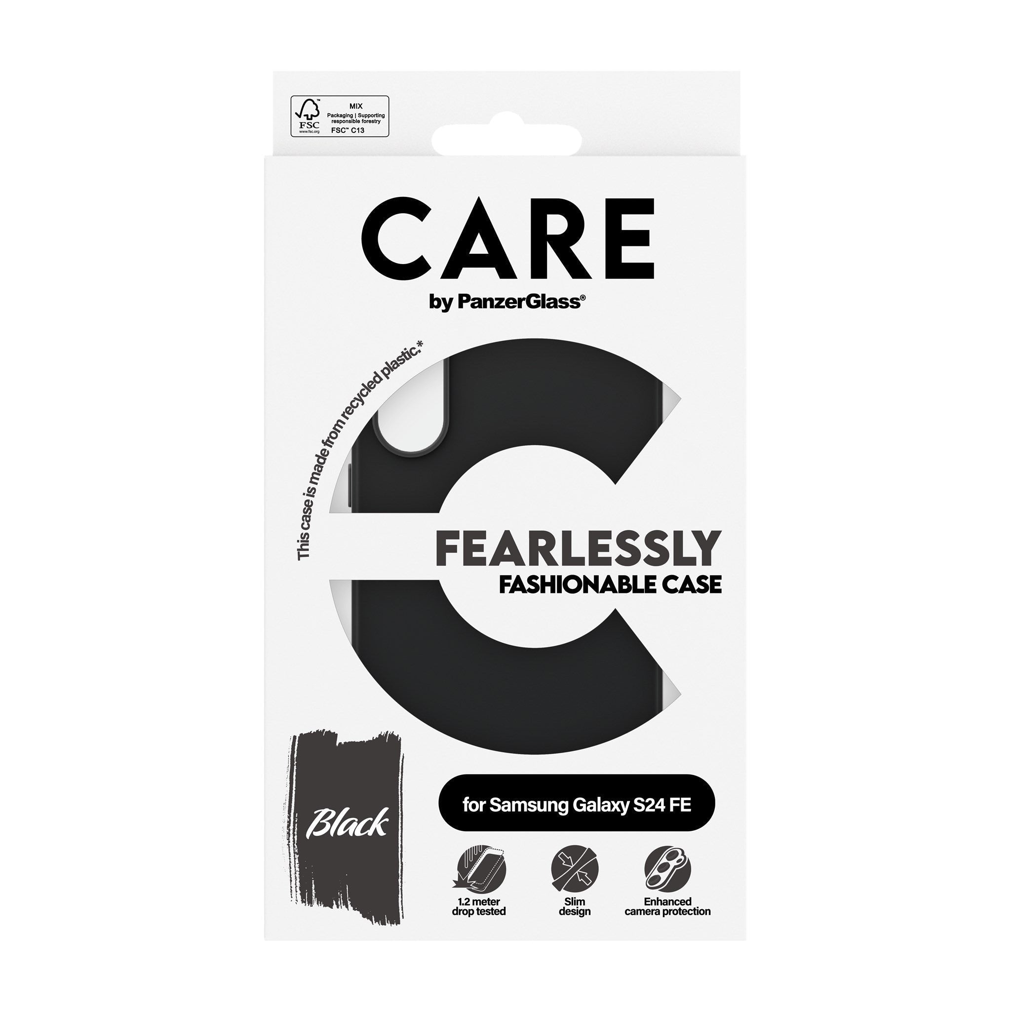 Panzerglass Care Fashionable Case Galaxy S24 Fe Schwarz