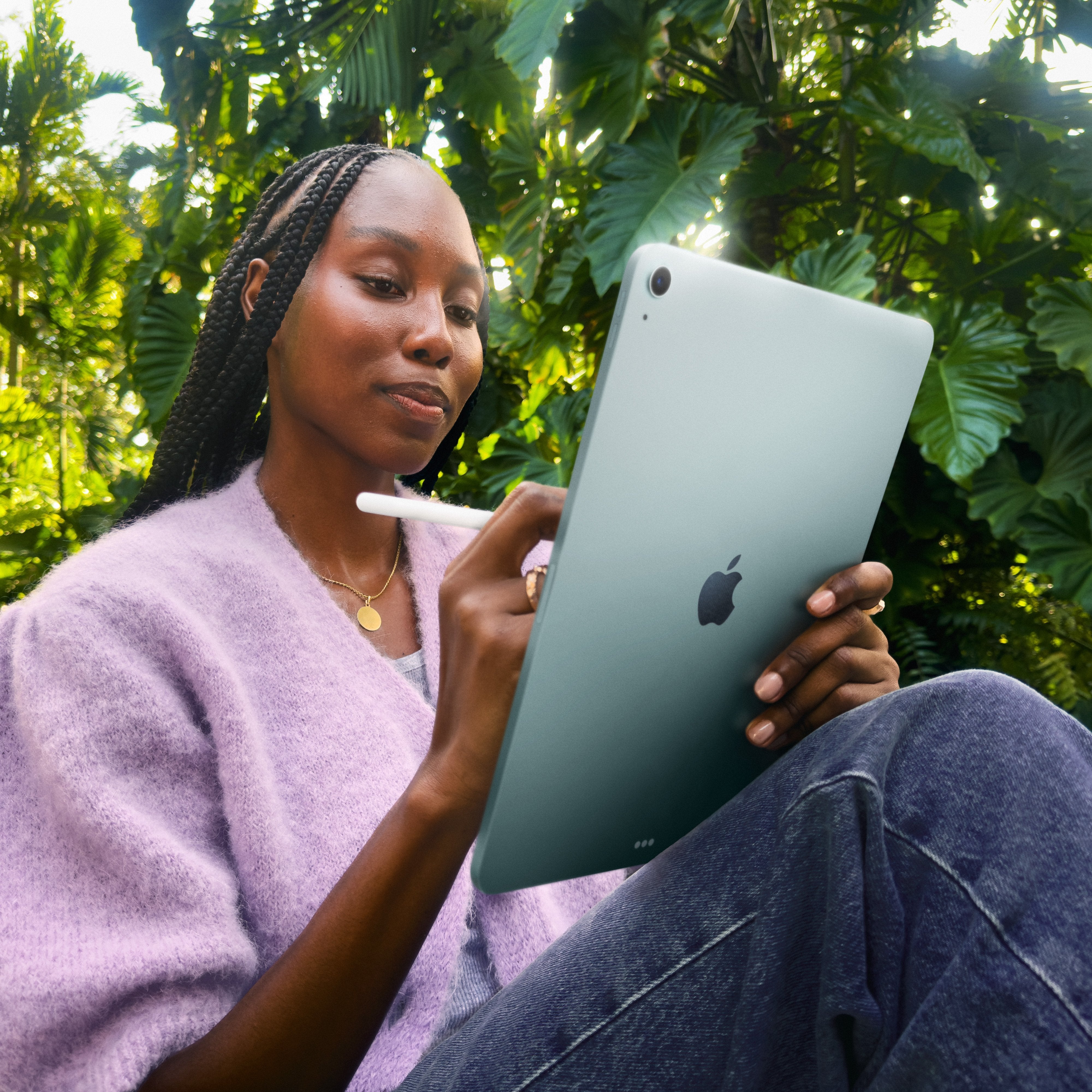 EAN 0195949986819 - Apple iPad Air 5G Apple M TD-LTE & FDD-LTE 128 GB 27,9 cm (11") 8 GB Wi-Fi 6E (802.11ax) iPadOS 18 Púrpur imagen 4