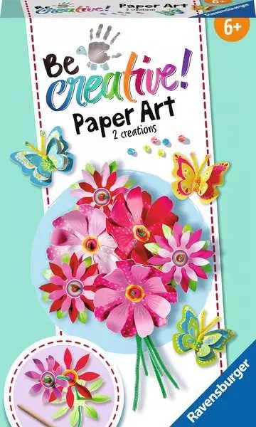 Ravensburger Recreativo Paper Art Flowers & Butterflies, Tinker 23678