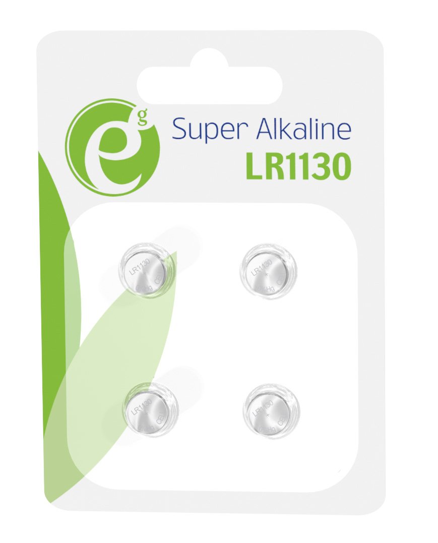 Energenie Pila Boton Lr1130, 1.5v, 4-Pack