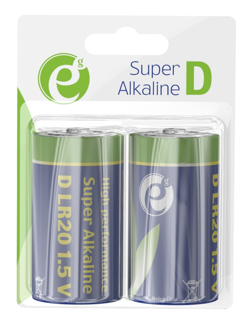 Pack 2 Pilas Lr20 1.5v Gembird