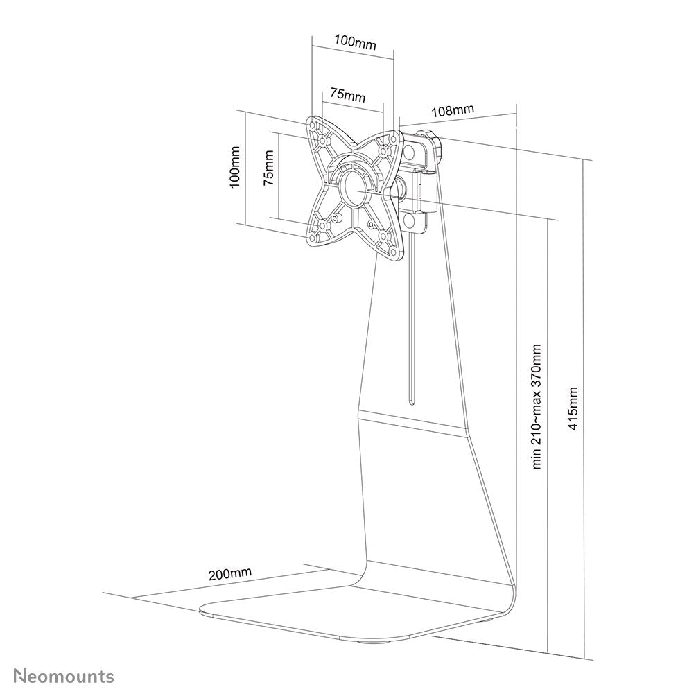 Newstar Soporte De Escritorio Para Monitor