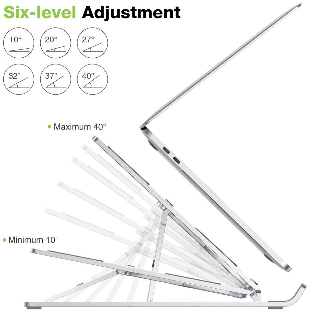 EAN 8059018364255 - Techly ICA-TBL 134TY soporte para ordenador portátil Plata 40,6 cm (16") imagen 7