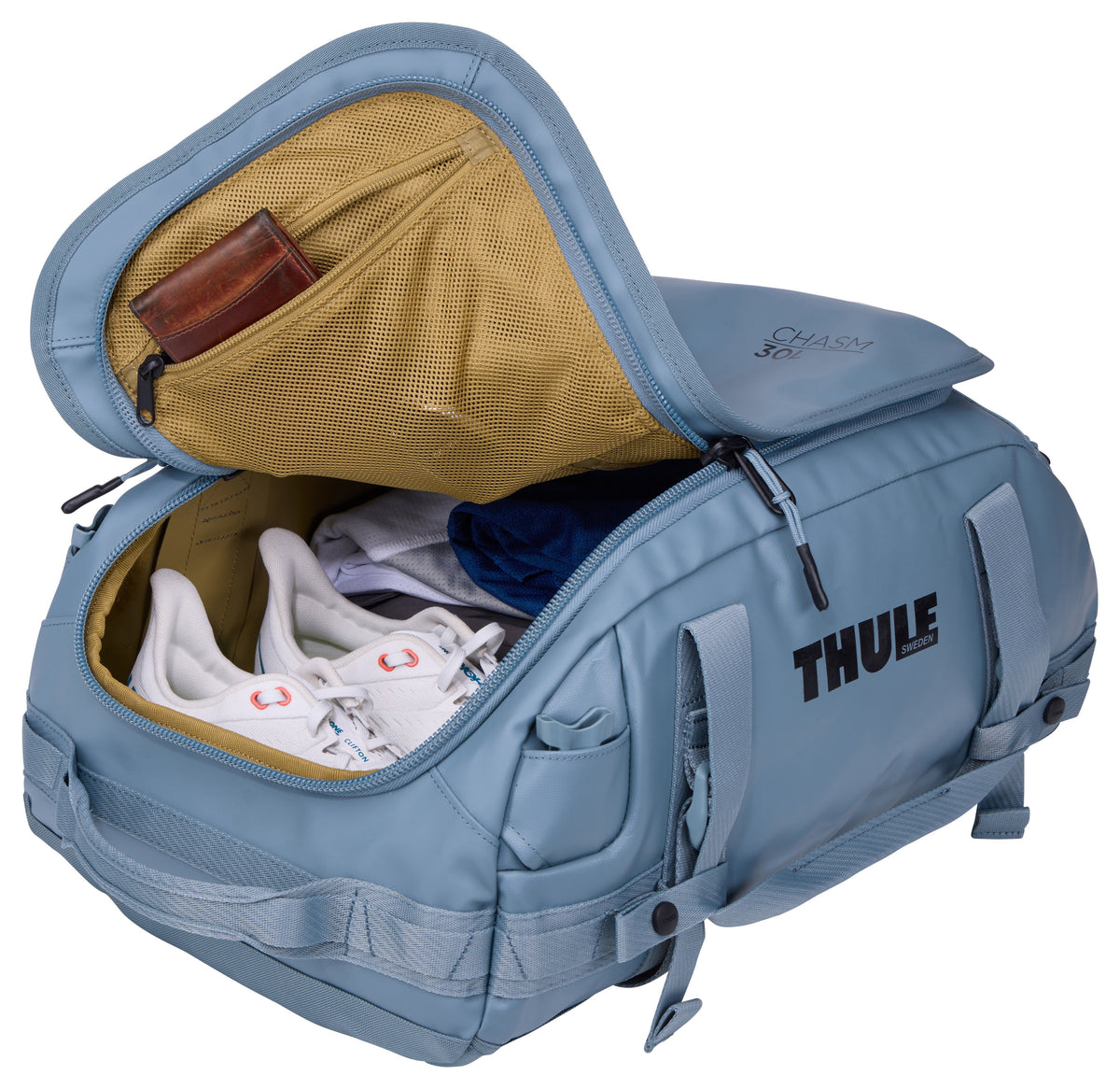 EAN 0085854257510 - Thule Chasm TDSD301 Pond Gray bolso de lona 30 L Poliéster Gris imagen 10