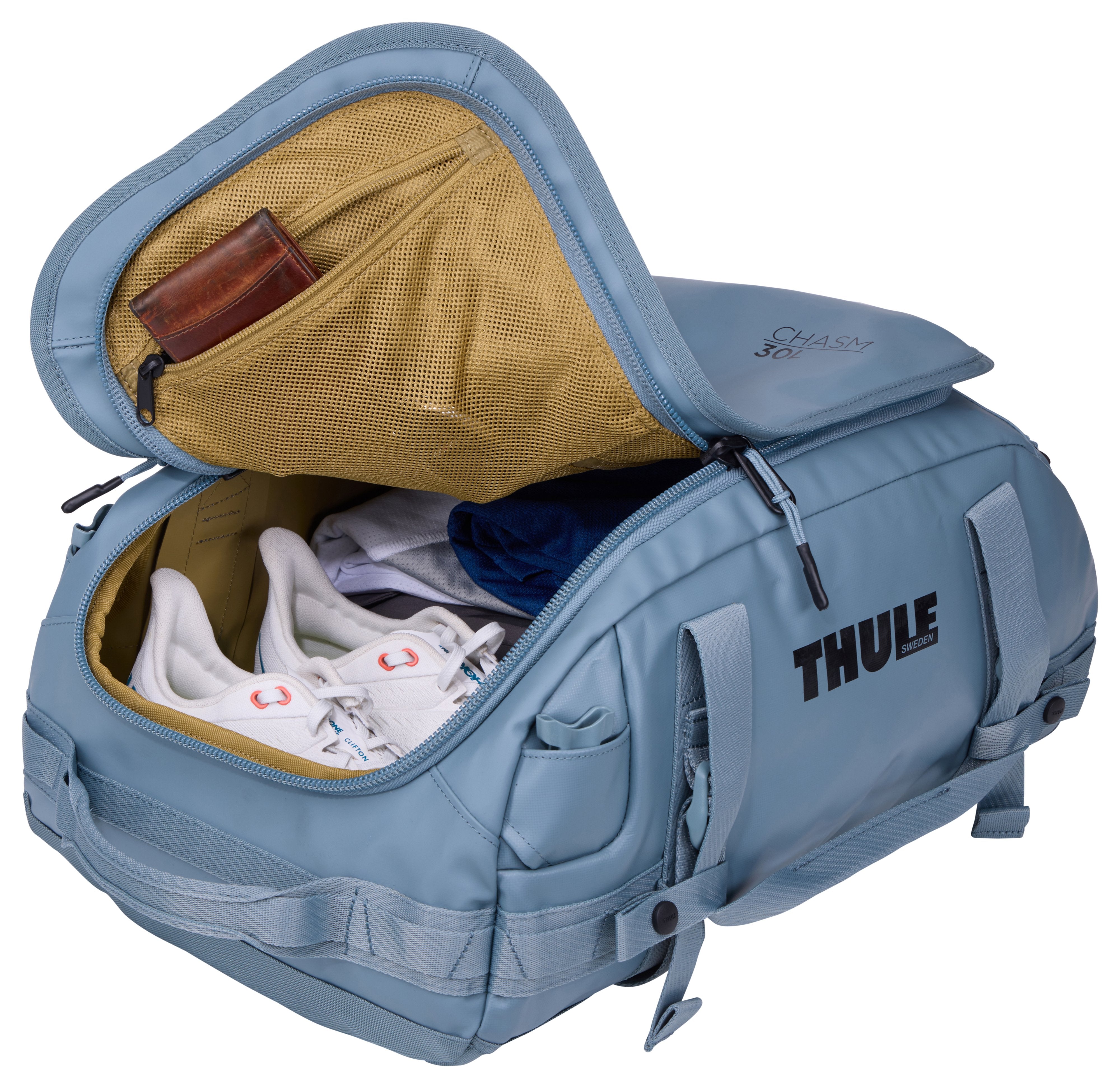 EAN 0085854257510 - Thule Chasm TDSD301 Pond Gray bolso de lona 30 L Poliéster Gris imagen 16
