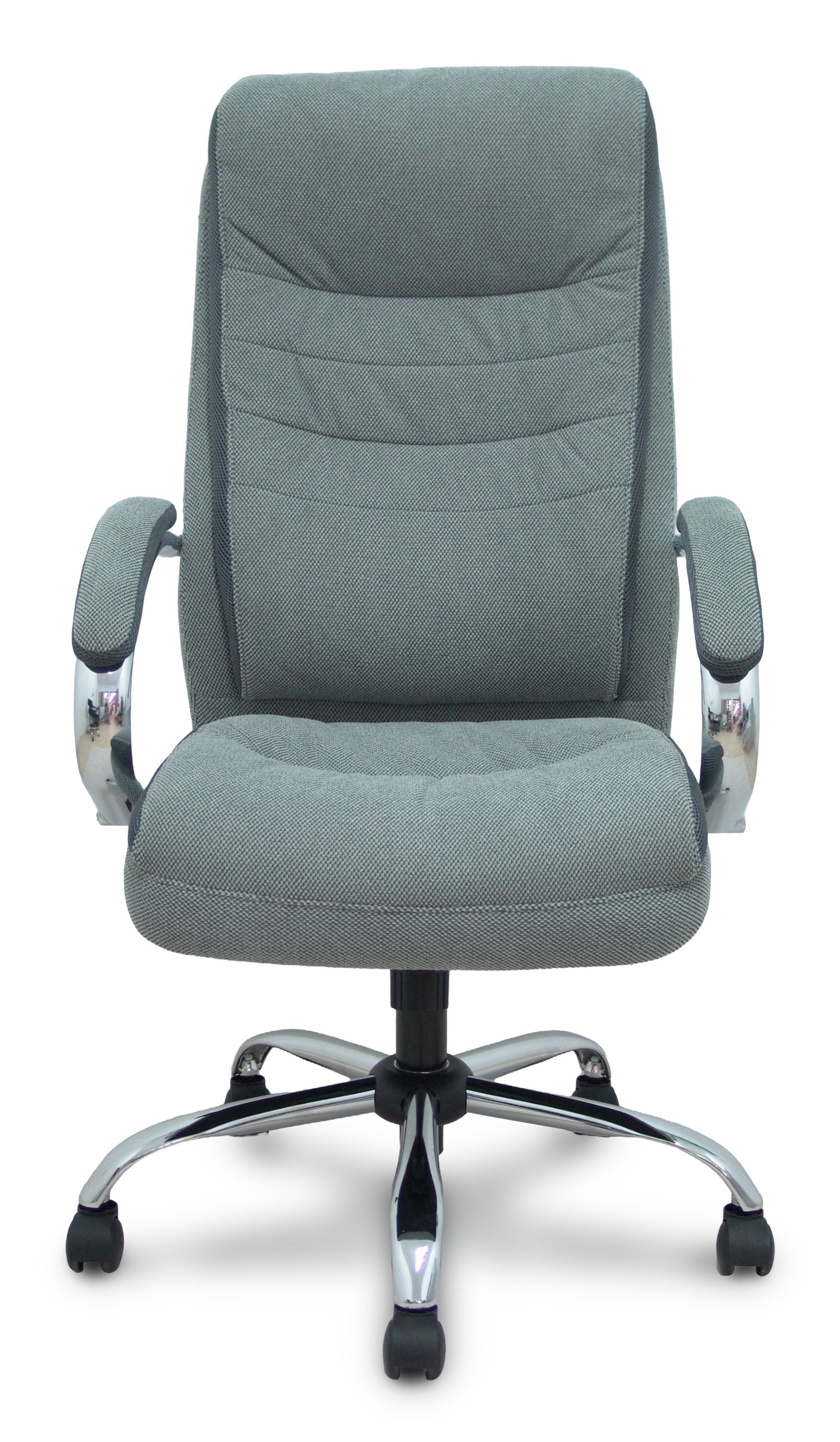 Piqueras Y Crespo Forol Sillon Opti533 Basculante Tapizado Tela Color Gris Base Cromo Ruedas Nailon