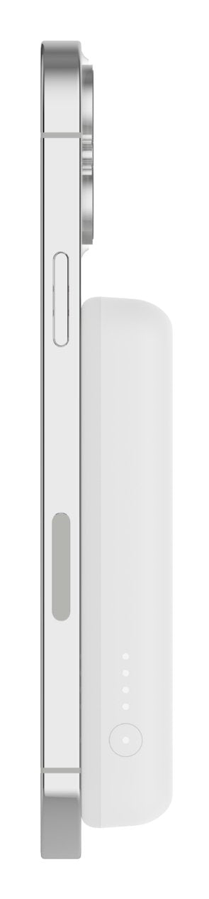 Cargador Inalámbrico Belkin Boostcharge 5000 Mah  Blanco