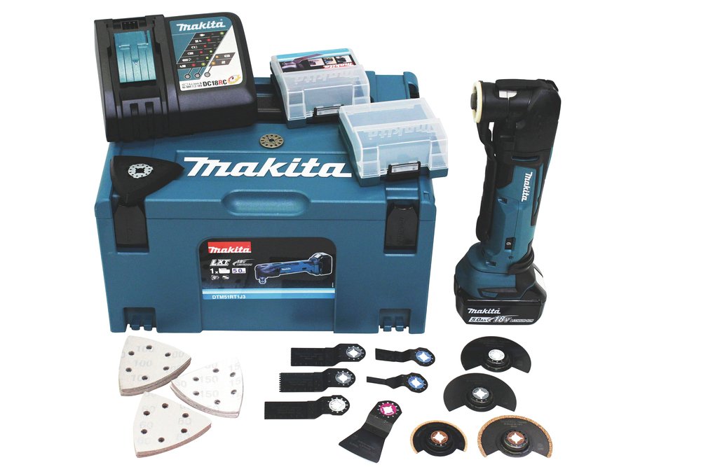 Herramienta Multifunción Inalámbrica  Makita  Dtm51rt1j3 Dtm51rt1j3