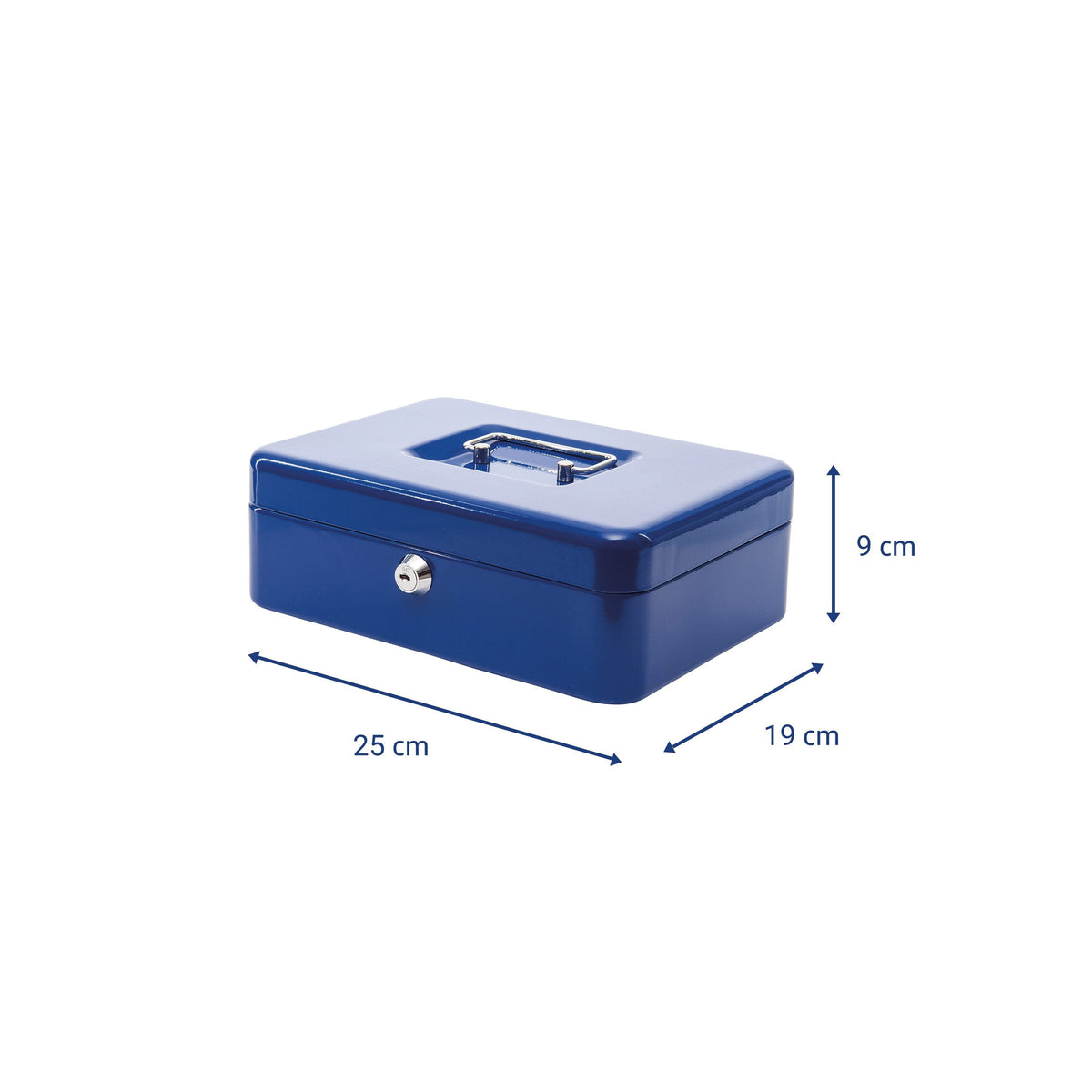 Geldkassette Tamaño 3 Azul