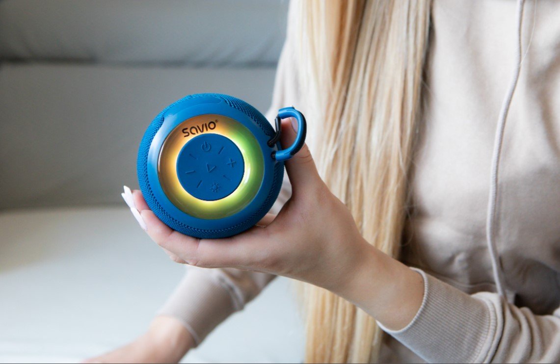 EAN 5901986048657 - Savio BS-042 altavoz Azul Inalámbrico 5 W imagen 6