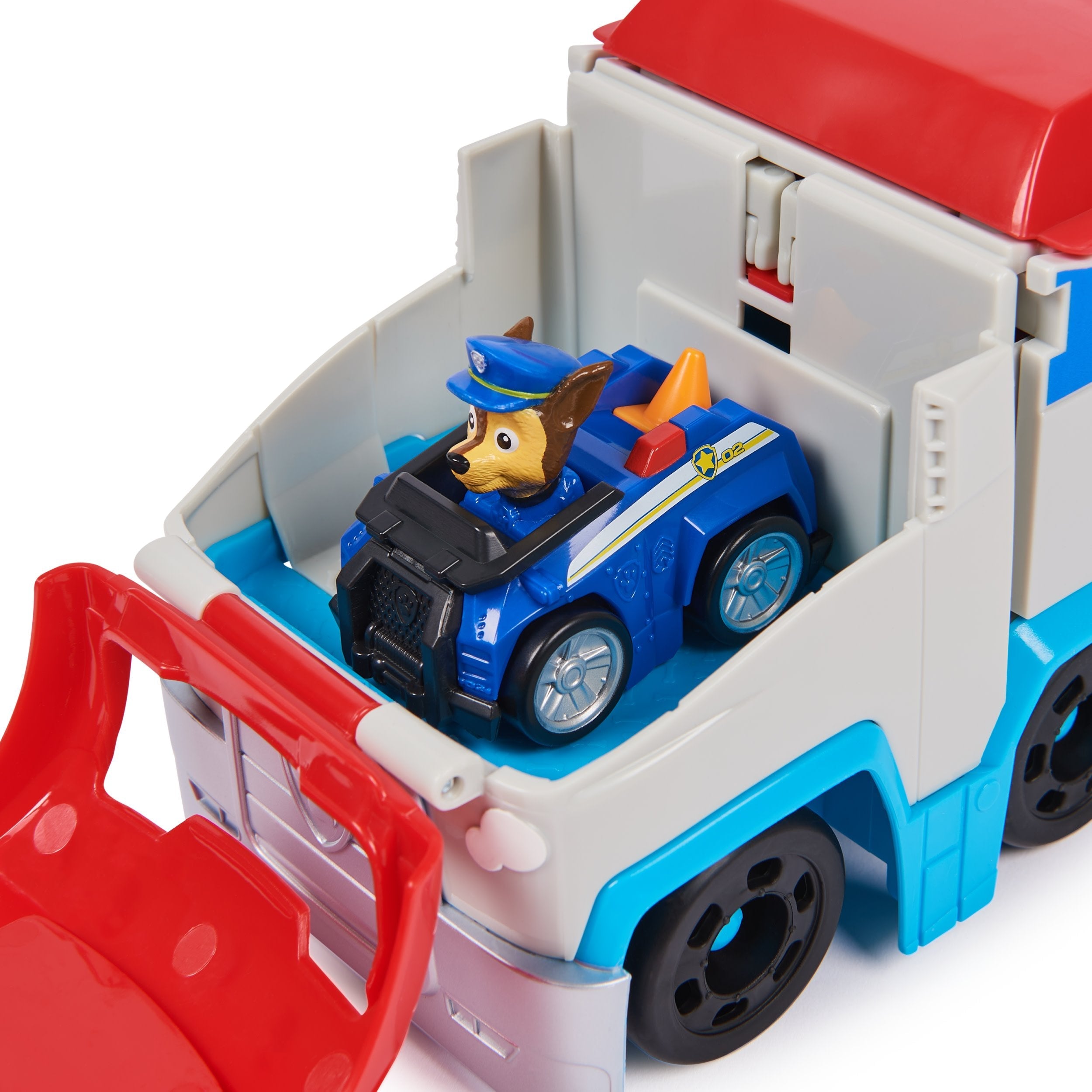 Spin Master Paw Patrol - Patrullero Del Escuadrón De Cachorros Con Coche De Juguete Chase  6071544