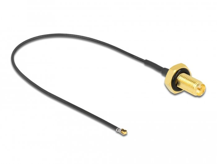 Delock Cable De Antena Rp-Sma Hembra Am Einbau A Mhf 4l Lk Macho 1.37 20 Cm