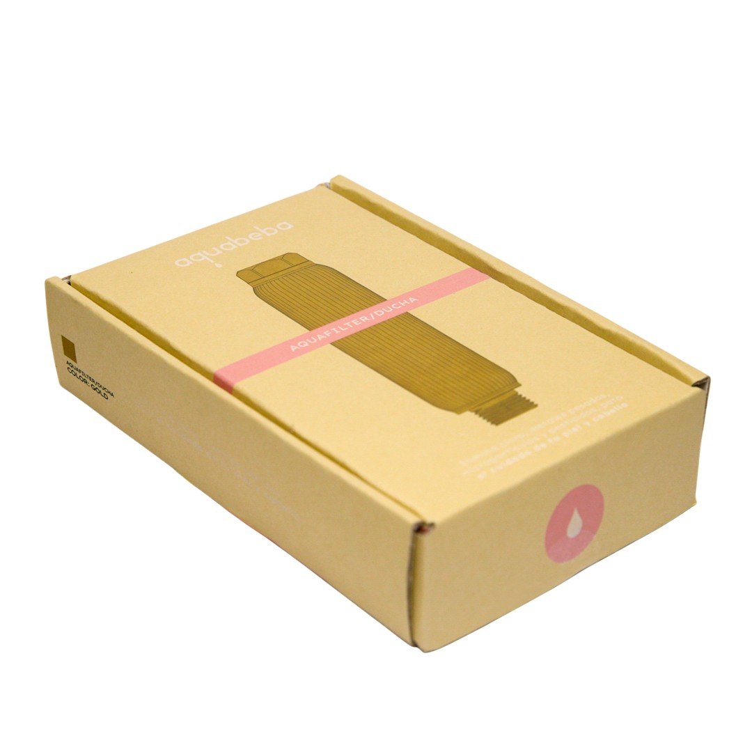 EAN 8437028106155 - Aquabeba FILTRO DUCHA AQUAFILTER GOLD Sistema de filtración de agua conectado directamente al grifo Oro imagen 14