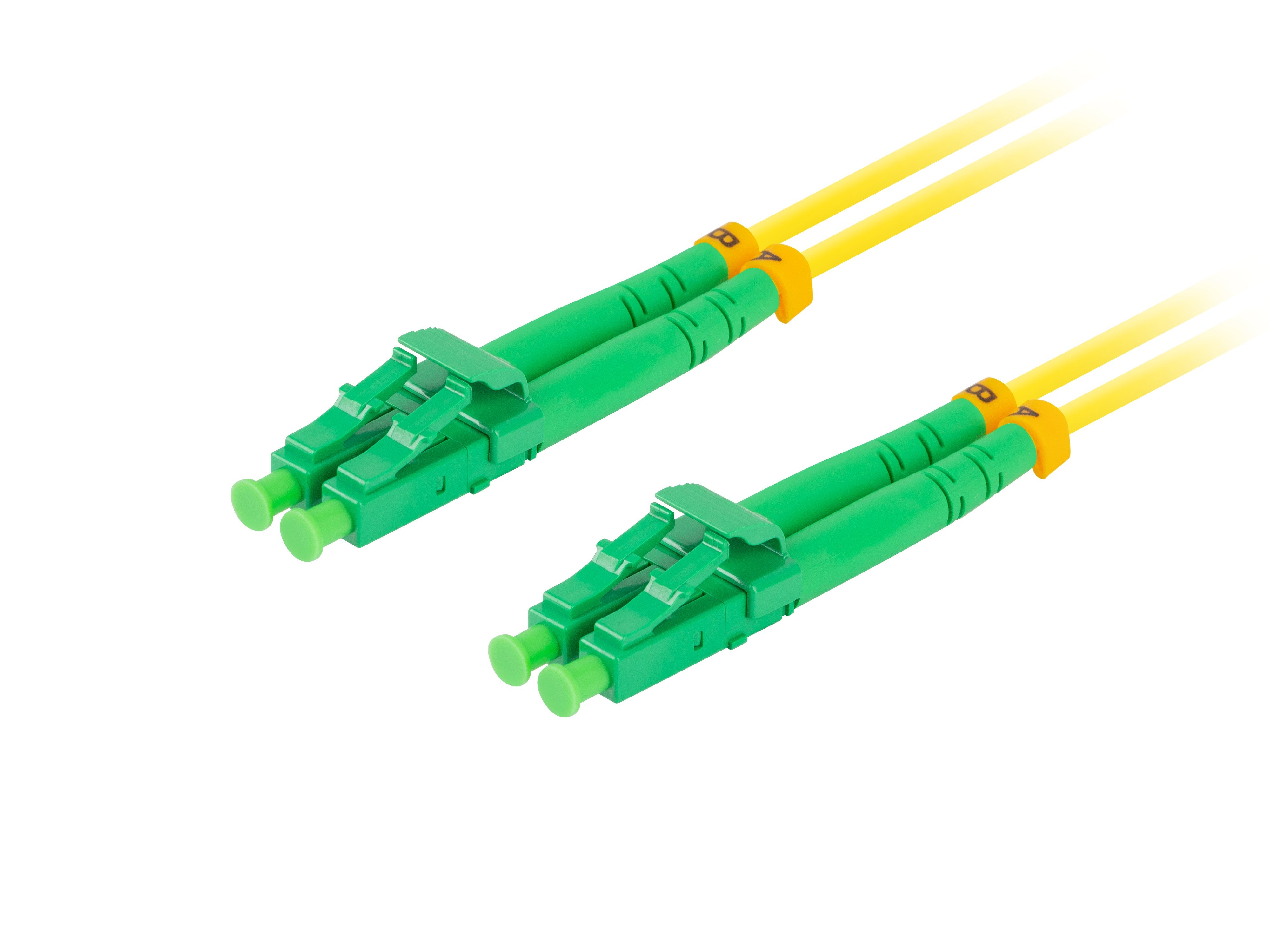 EAN 5901969433197 - Lanberg FO-LALA-SD11-0020-YE Cable de fibra óptica e InfiniBand 2 m LC Amarillo imagen 2