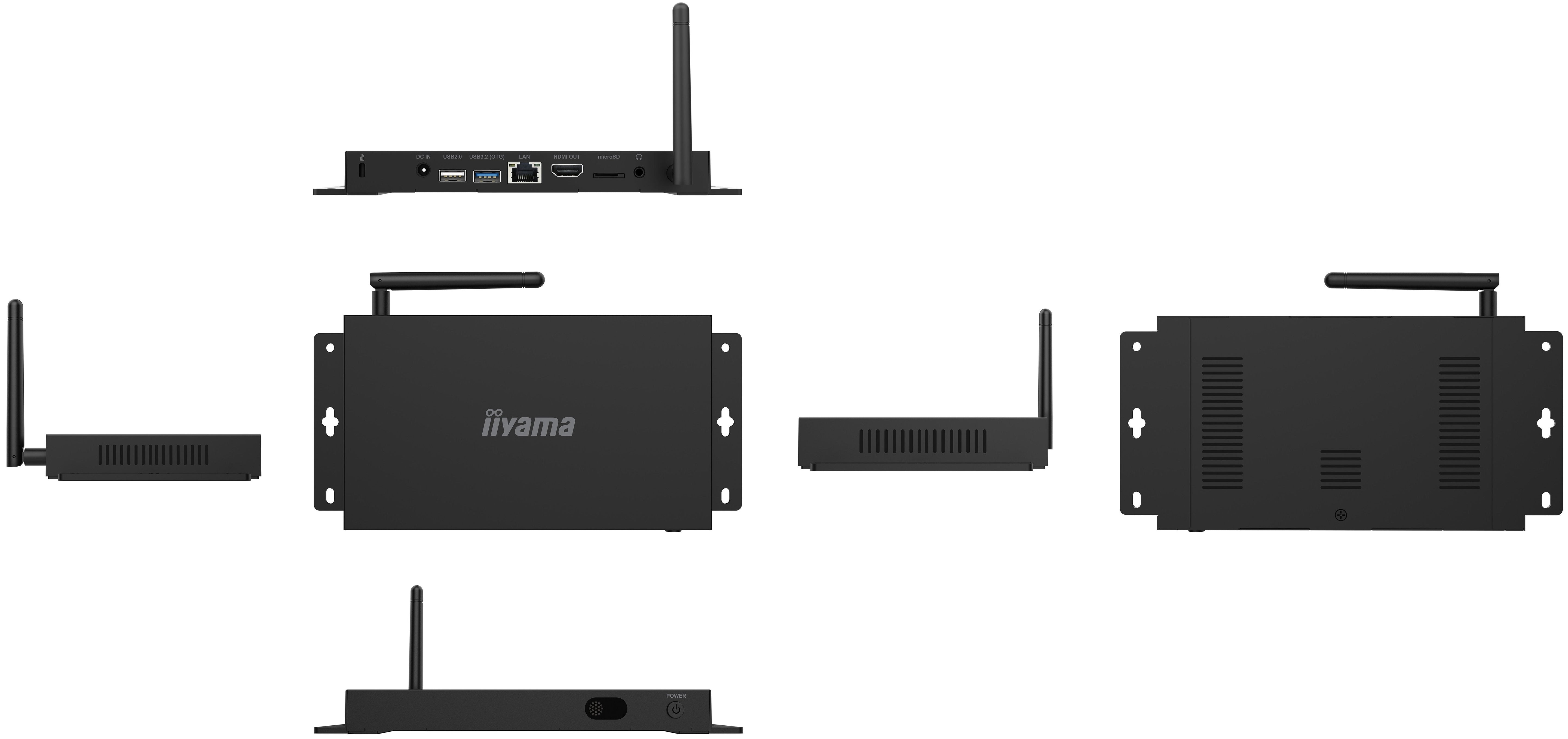 Iiyama Android-Signage-Box Ram 4 Gb Iisignage Octa-Core Rk3576 Usb Rj45