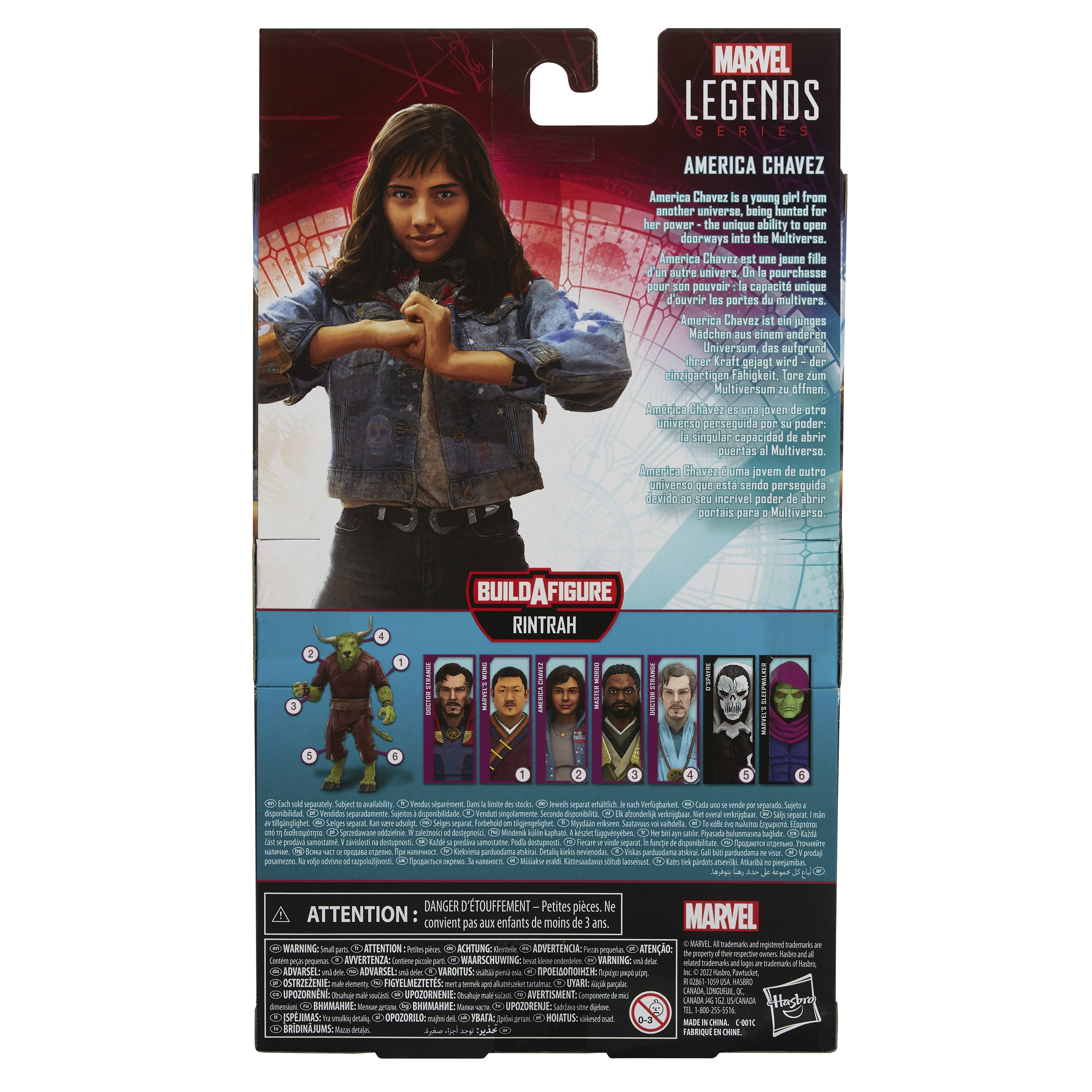 Figura Americana Chavez Doctor Strange Multiverse Of Madness Marvel 15cm
