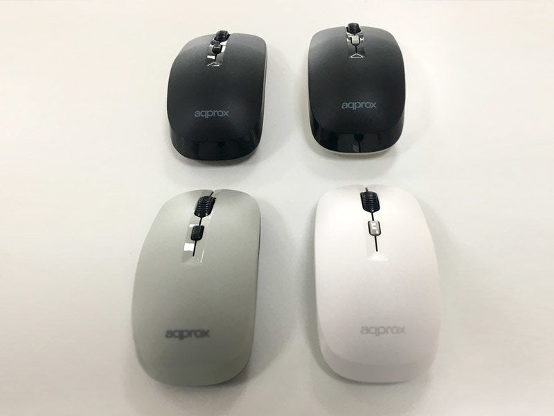 Mouse Optico Xm180 Wireless White/Grey Approx