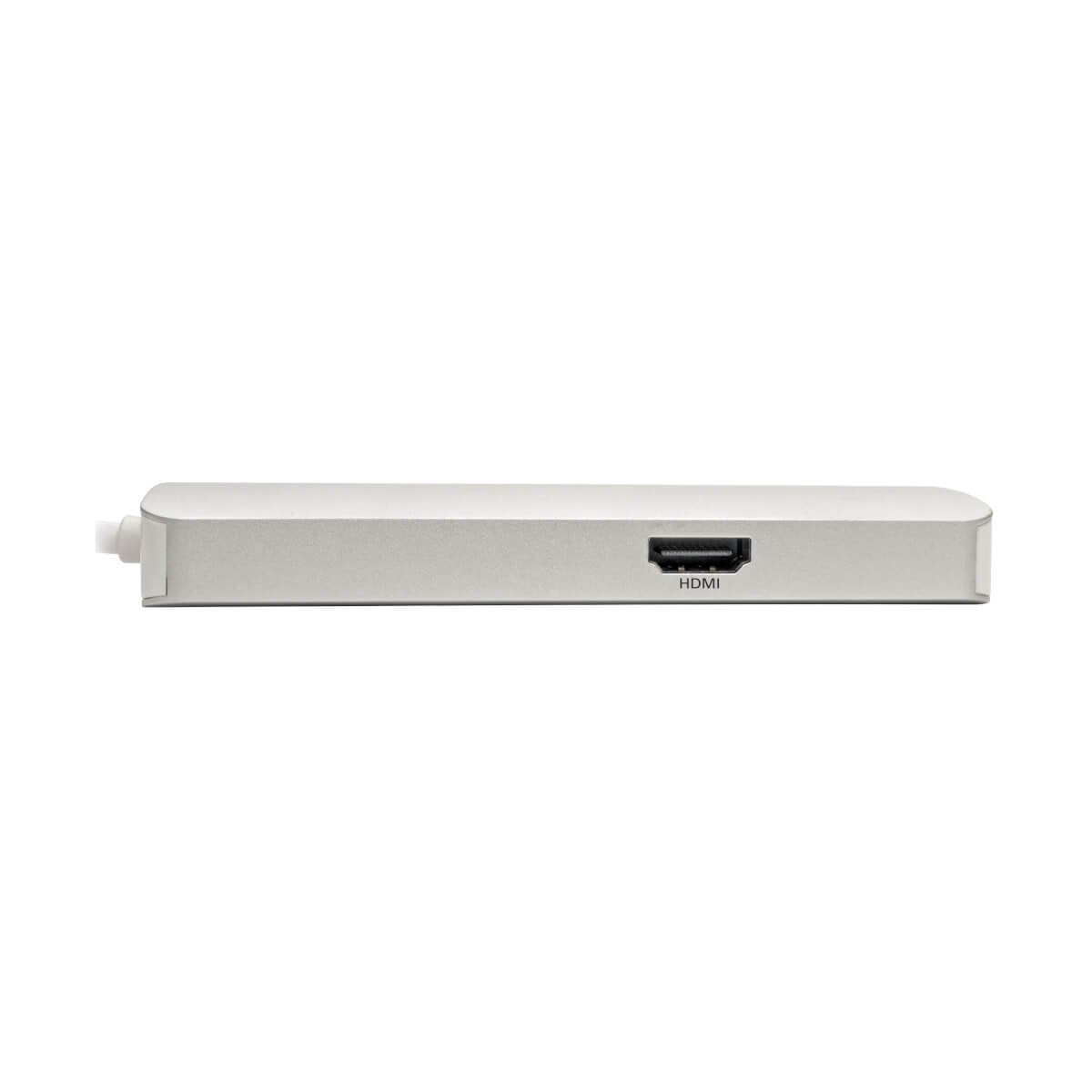 Tripp Lite Estación De Conexión Usb-C Type-C, 4k @ 30 Hz, Hdmi, Thunderbolt 3, Usb-A Hub, Carga Pd, Sd Micro Sd, Gbe - Plata