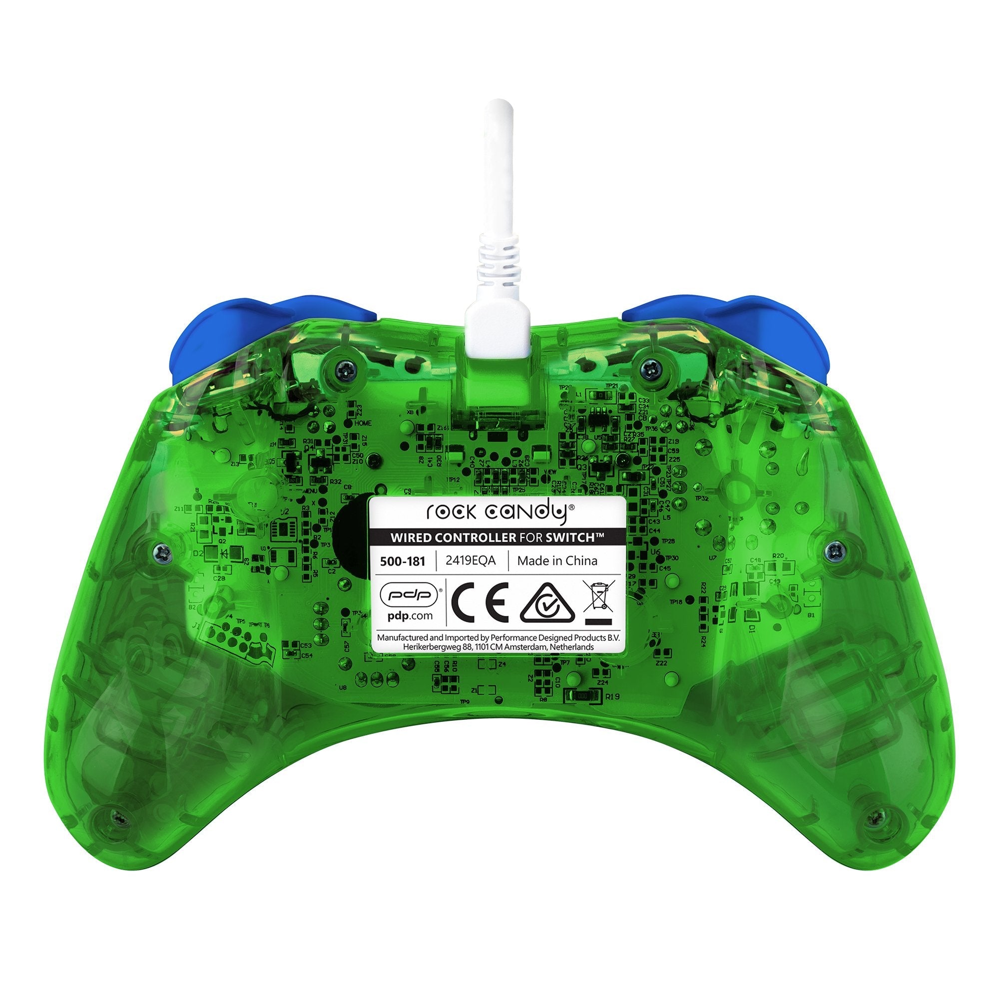 Pdp Controller Rock Candy Luigi Lime Switch