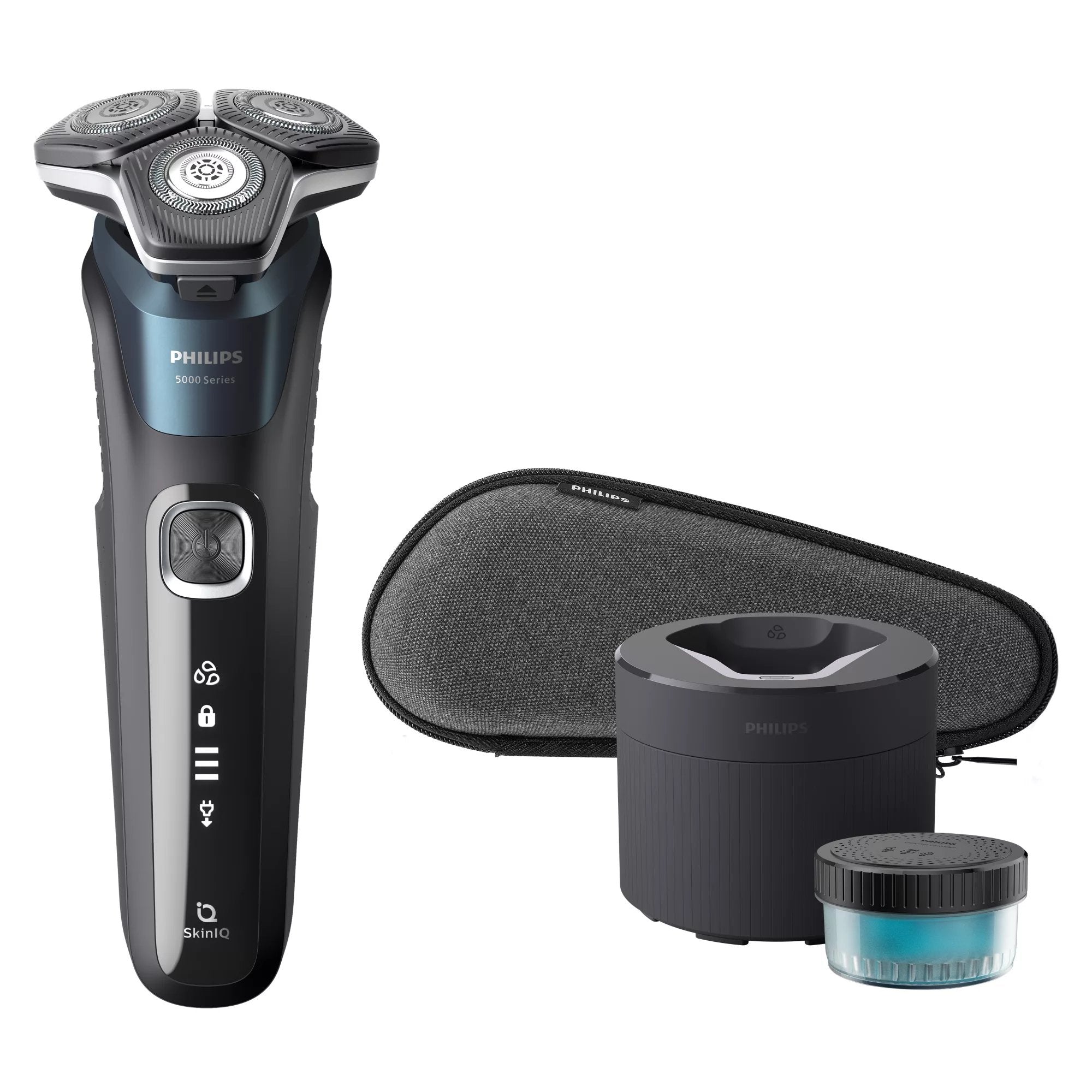 EAN 8720689035095 - Philips SHAVER Series 5000 S5889/50 afeitadora Máquina de afeitar de rotación Recortadora Azul imagen 1