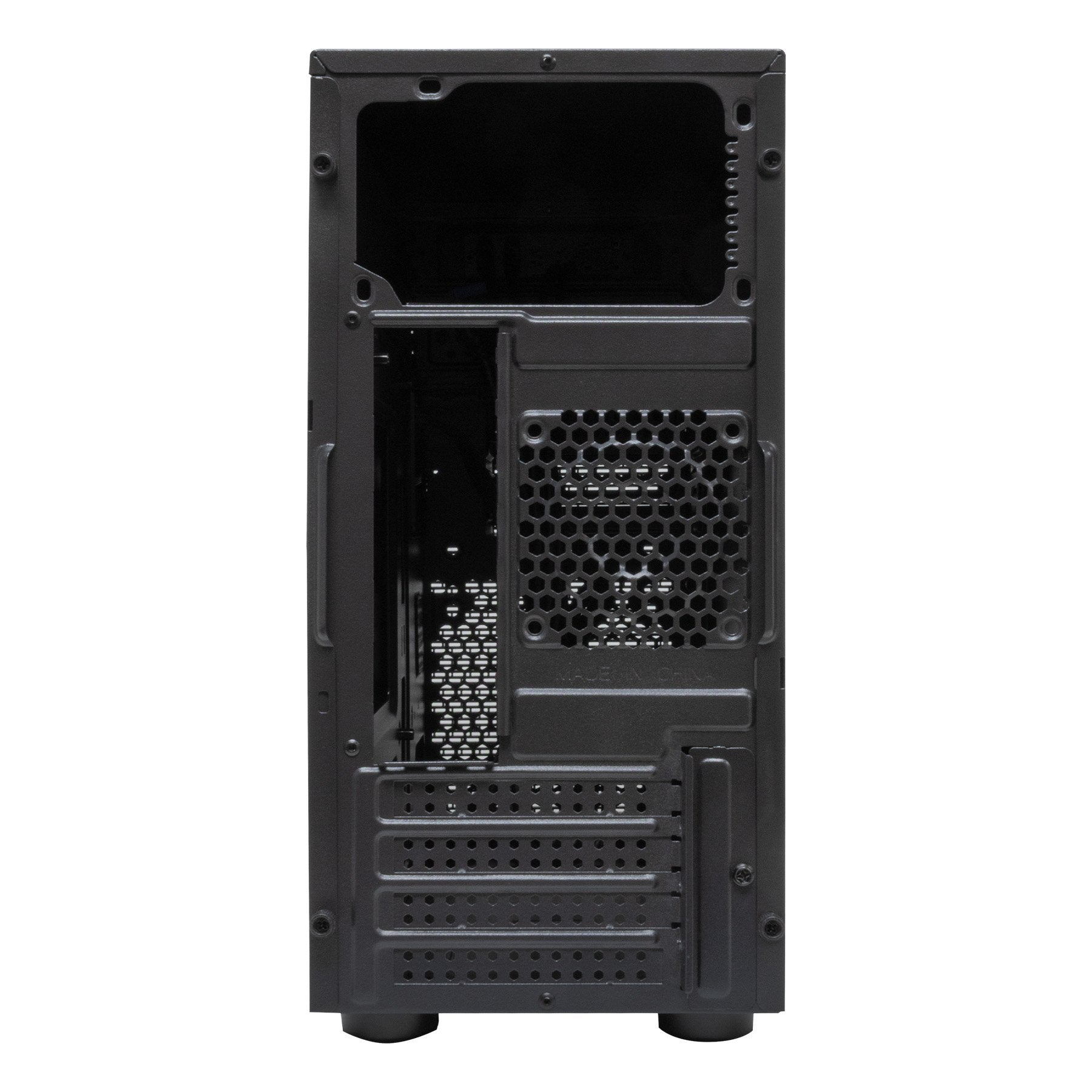 Caja Pc Micro Atx Unykach Aero C15 Uk52015 Frontal Rejilla Disipador Max 150mm Gpu Max 295mm Negro