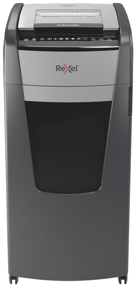 Rexel Autofeed+ 750x Triturador De Papel Corte Cruzado 55 Db 23 Cm Negro, Gris