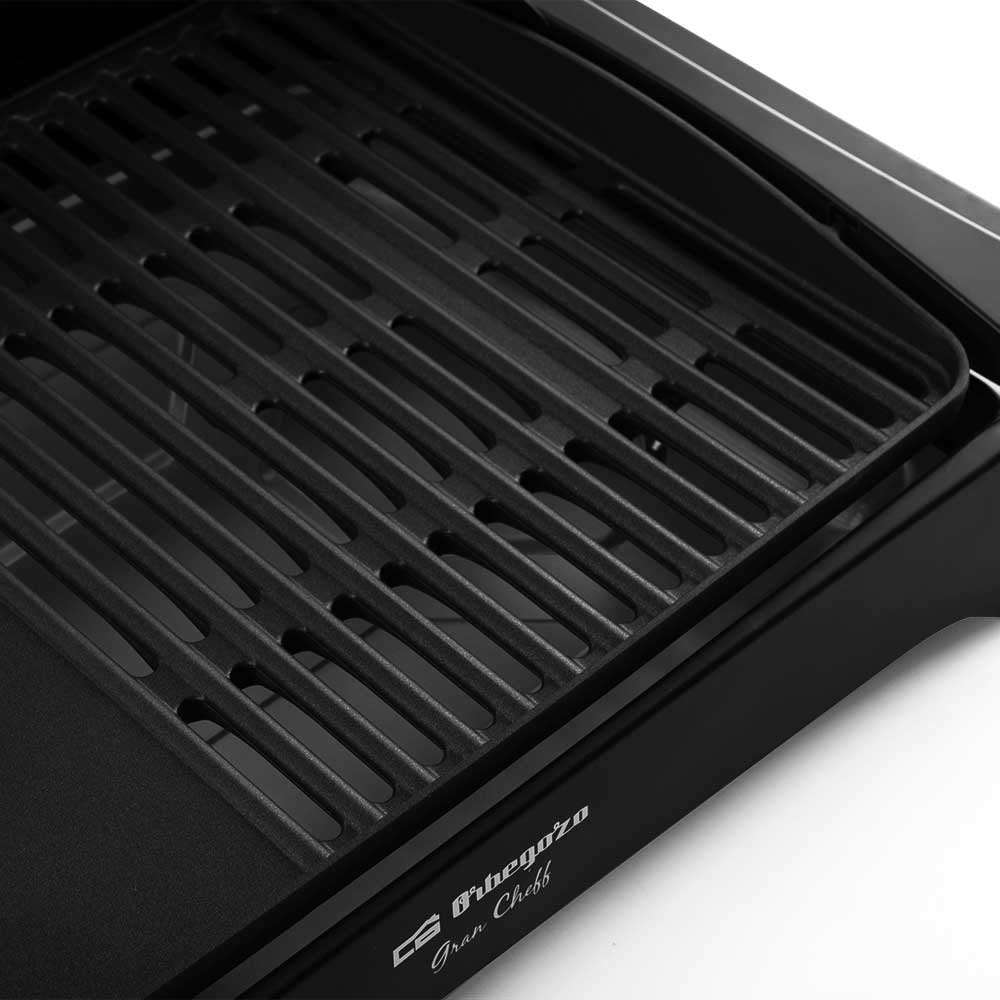 Orbegozo Bc 4000 Barbacoa Electrica De Sobremesa - Potente Y Versatil Para Grandes Reuniones - Doble Zona De Grill Y