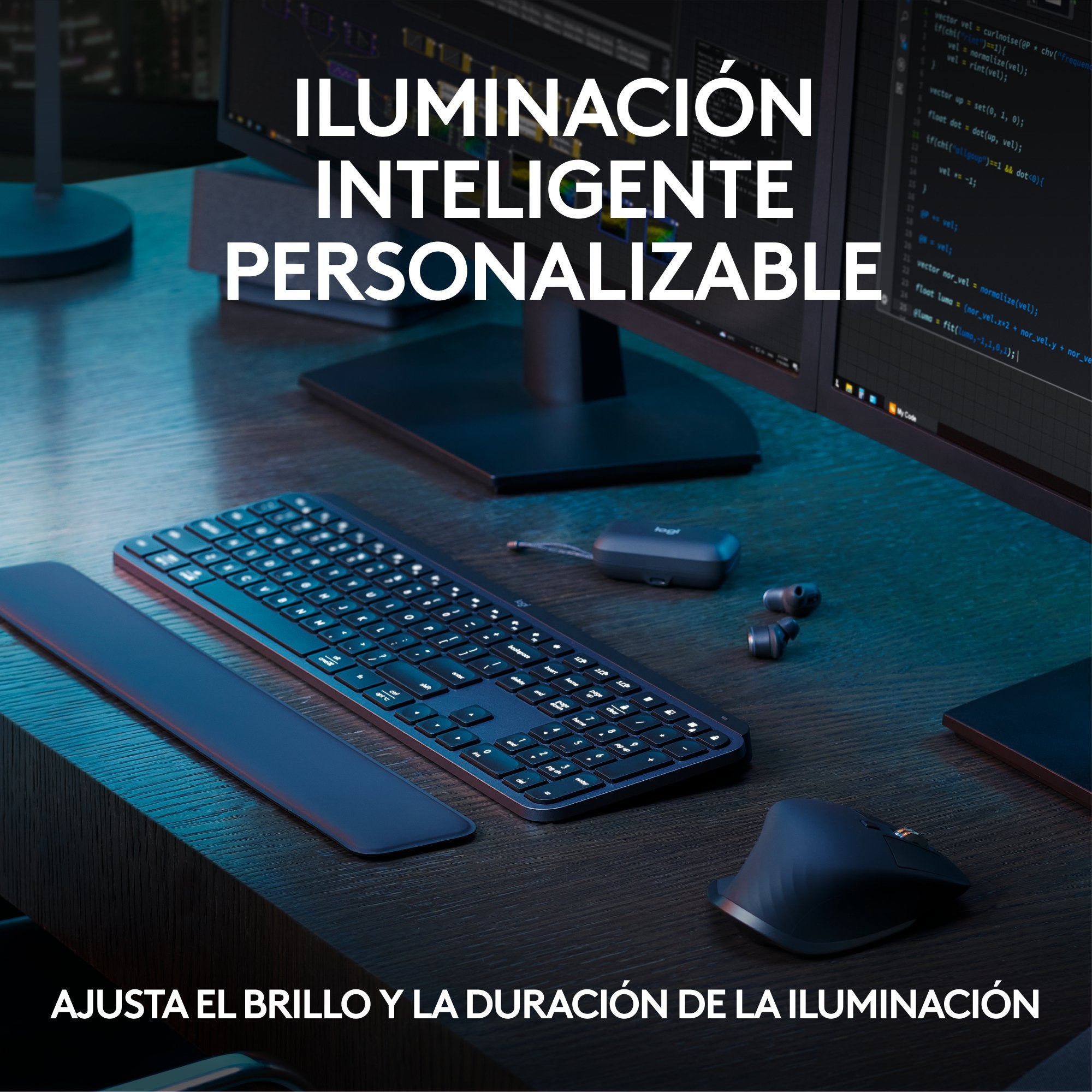 EAN 5099206112452 - Logitech 920-011610 teclado Ratón incluido Oficina RF Wireless + Bluetooth QWERTY Español Grafito imagen 13