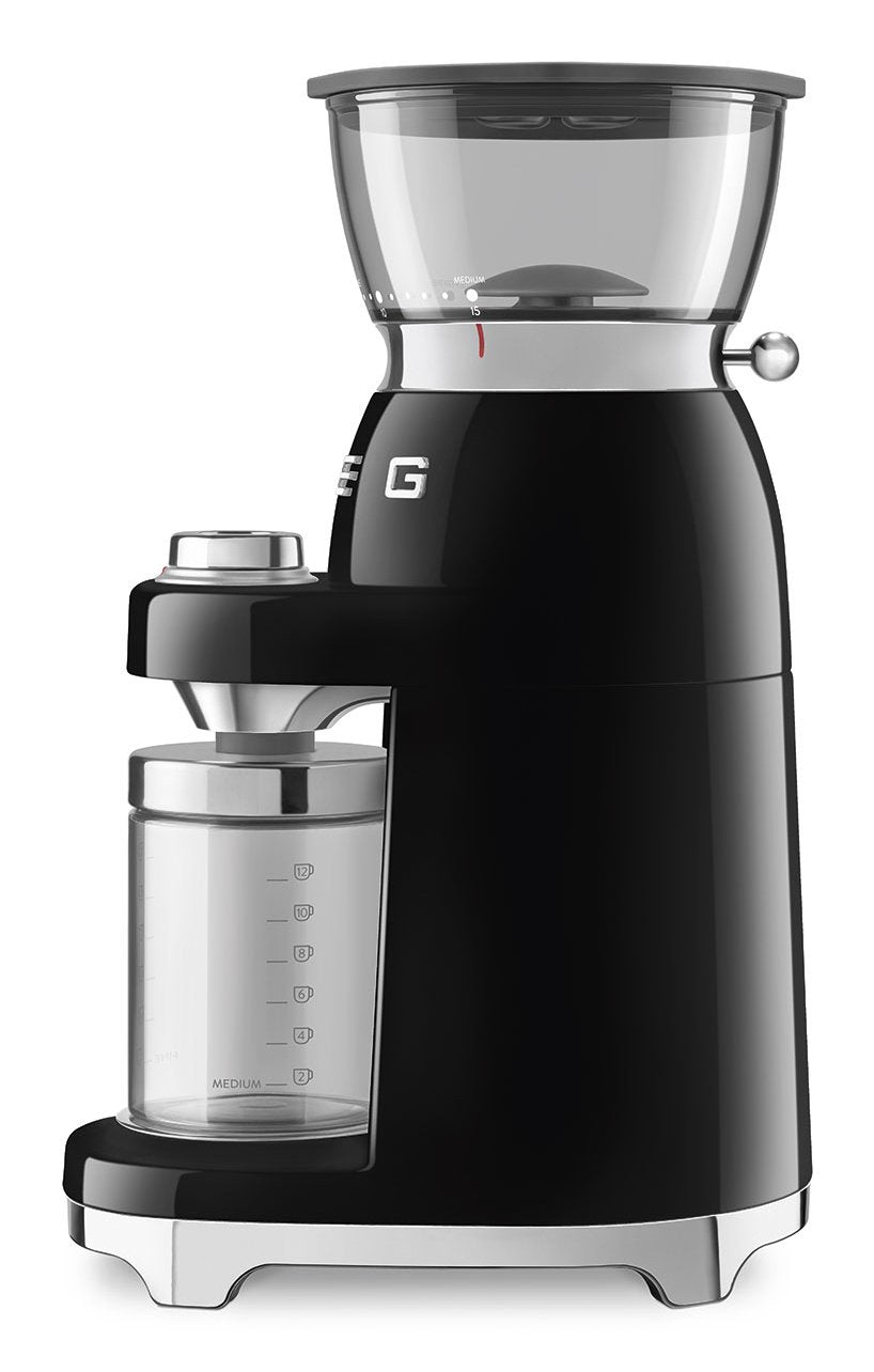 Smeg Kaffeemühle Cgf03bleu, 15 Mahlgrade, 240g Bohnenbeh., 150w, Negro