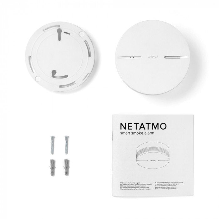 Netatmo Nsa-De Detector De Humo Inteligente Detector Fotoeléctrico De Reflexión Interconectables Conexión Inalámbrica