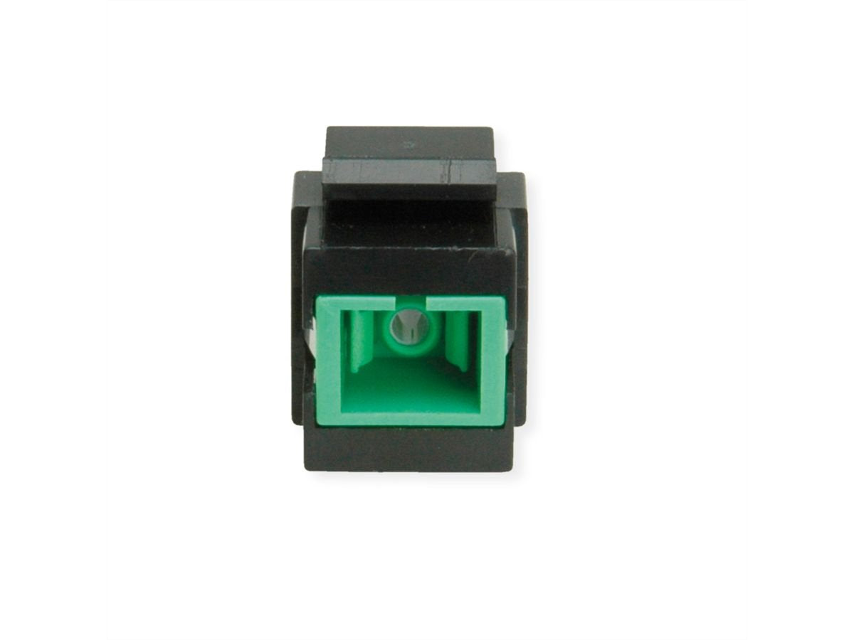Roline Keystone Lwl-Adapter Sc Sc Simplex, Single Mode, Os2, Apc