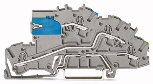Wago 2003-7641 Installationsetagen- Klemme,Mit N-Trennschlitten,Nt L Pe,Grau
