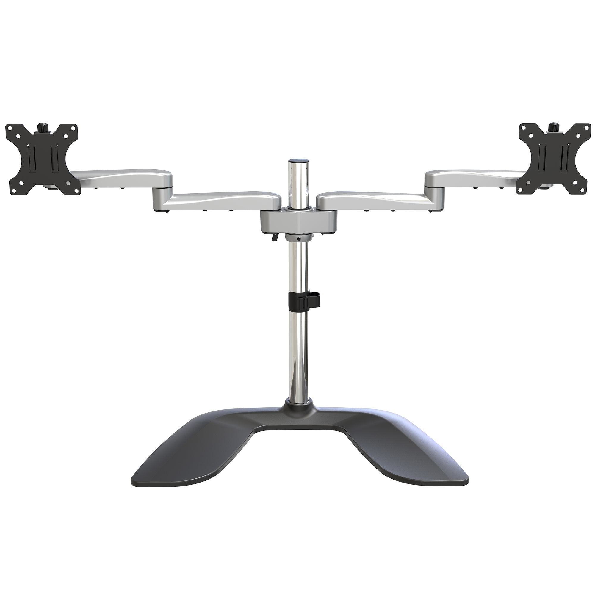 EAN 0065030881227 - StarTech.com ARMDUALSS soporte para monitor 81,3 cm (32") Negro, Plata imagen 3