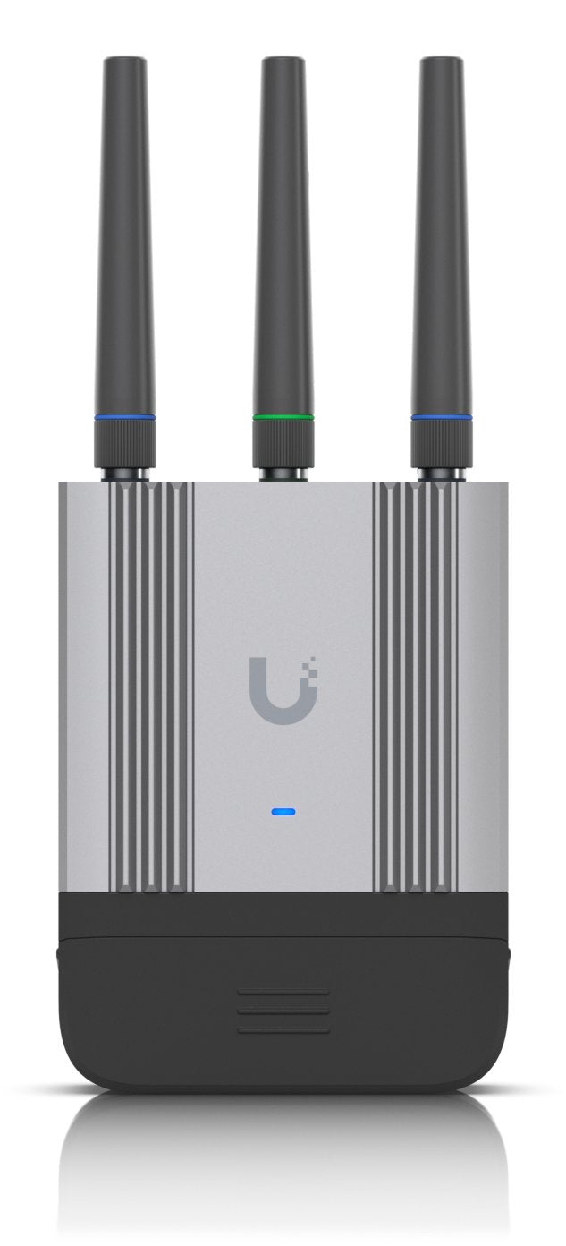 Ubiquiti Umr-Industrial Router Wifi M&Oacute Vil Lte Compacto Para Iot Int./Exterior. Enrutamiento De Cliente Vpn. 2xgbe (1 Poe). Alimentaci&Oacute N Poe, Usb-C O Cc. Gps. Montaje Pared/Poste/Carril Din. Suscripci&Oacute