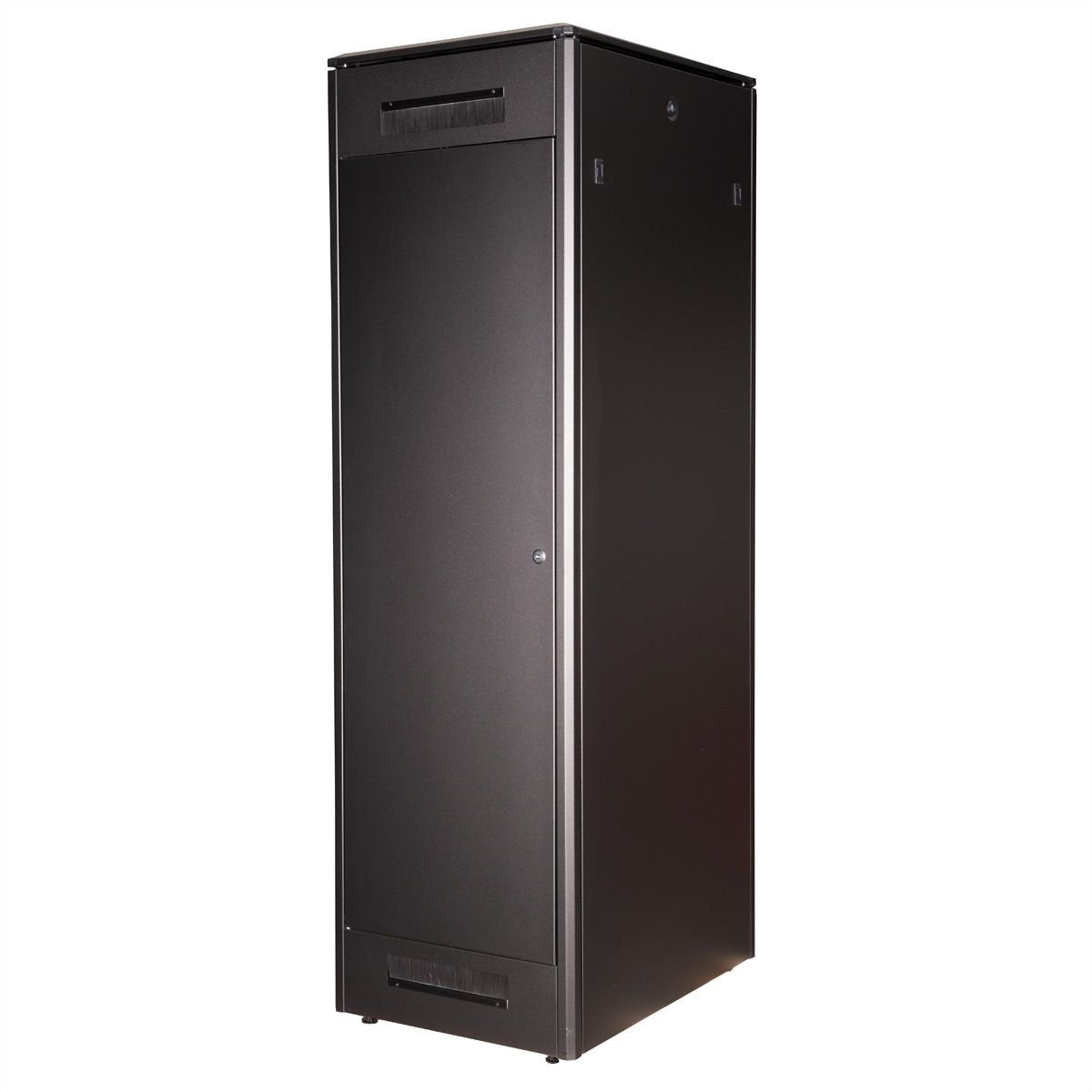 Roline 19-Zoll Netzwerkschrank Pro 42 He, 600x800 Bxt Glastr Schwarz
