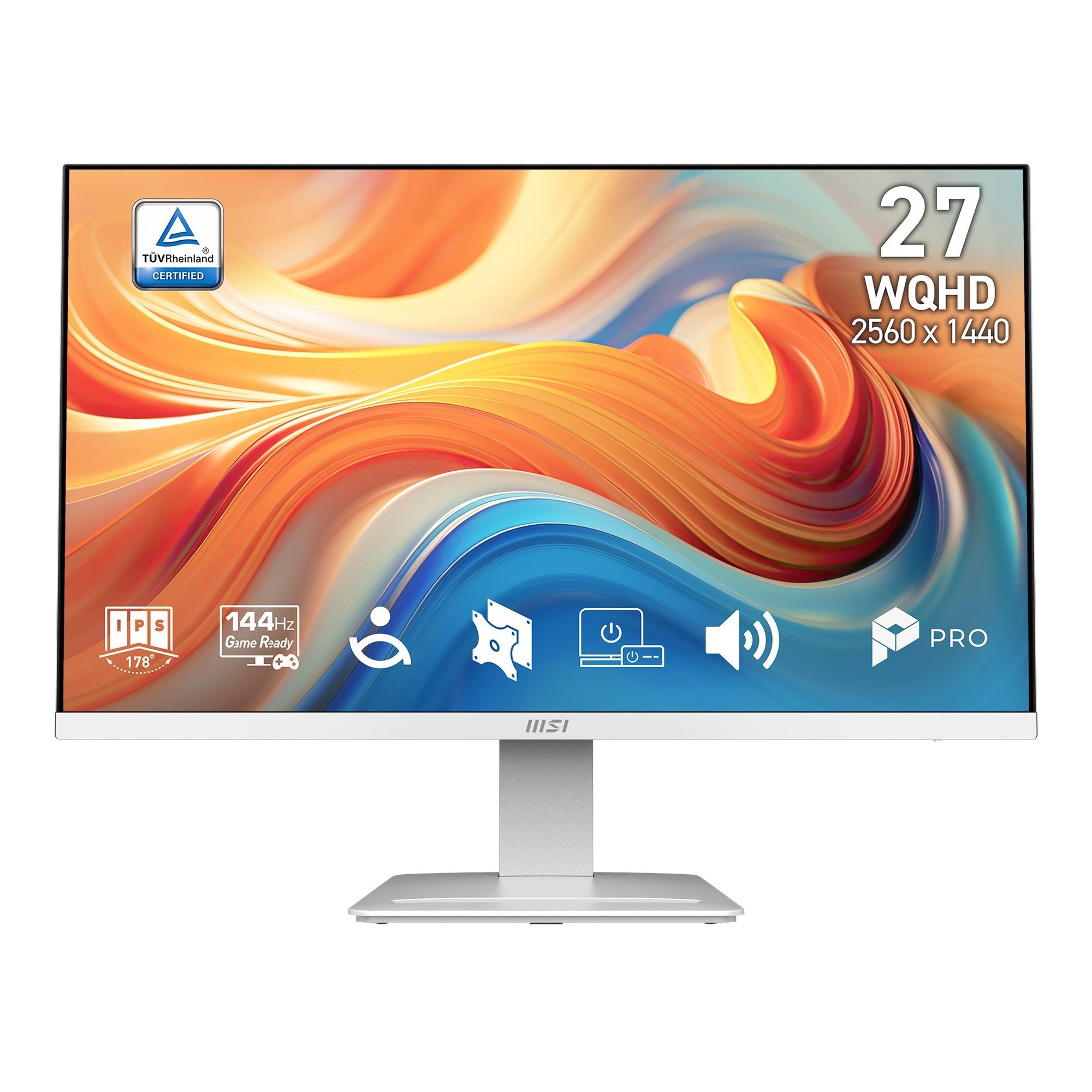 Monitor 27 Cali Pro Mp273qw E14 Led/Wqhd/Flat/144hz/Bialy
