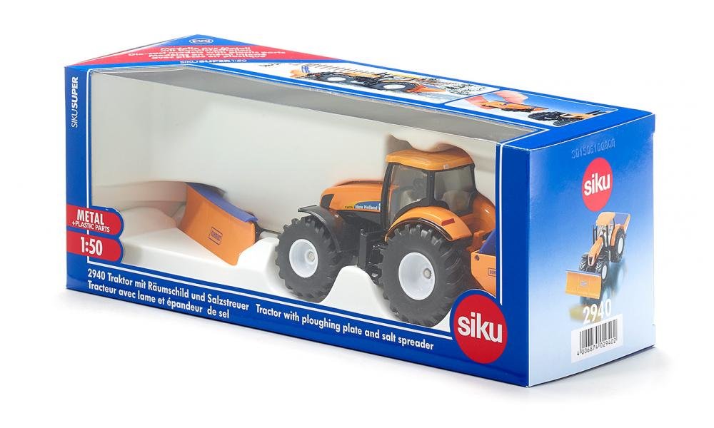Tractor Siku Super Con Cuchilla Desbrozadora Y Esparcidor 10294000003
