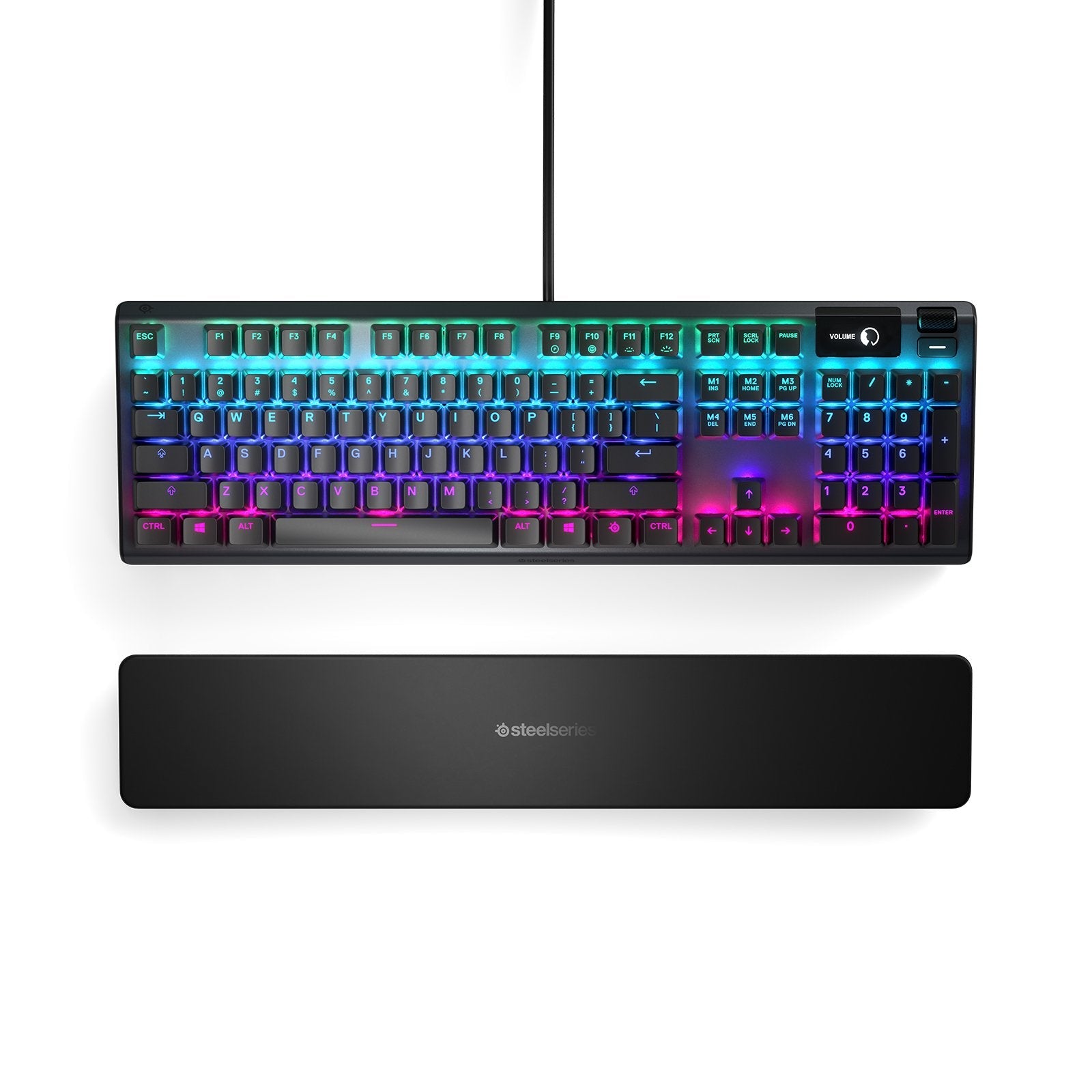 Teclado Ingles Gaming Steelseries Apex 5 Negro