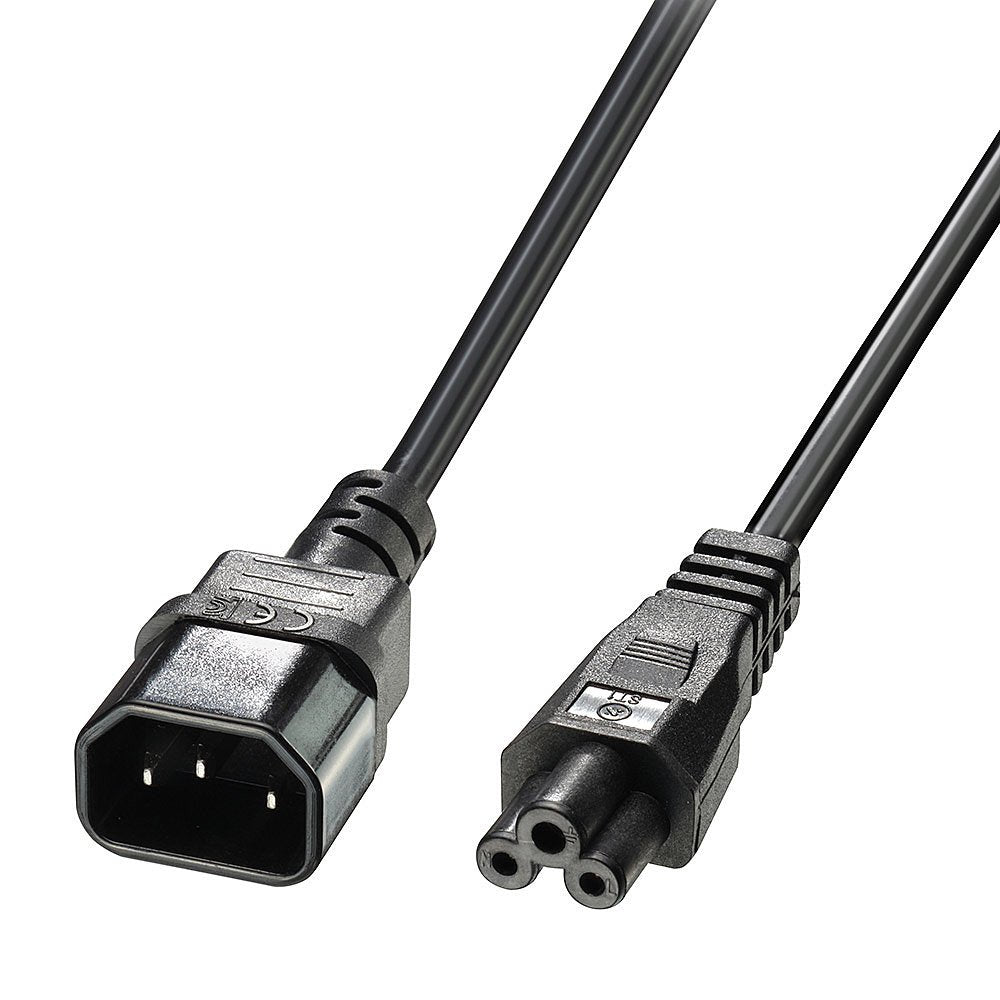 Lindy 30342 Cable De Alimentacion 3 M C14 Acoplador C5 Acoplador Negro