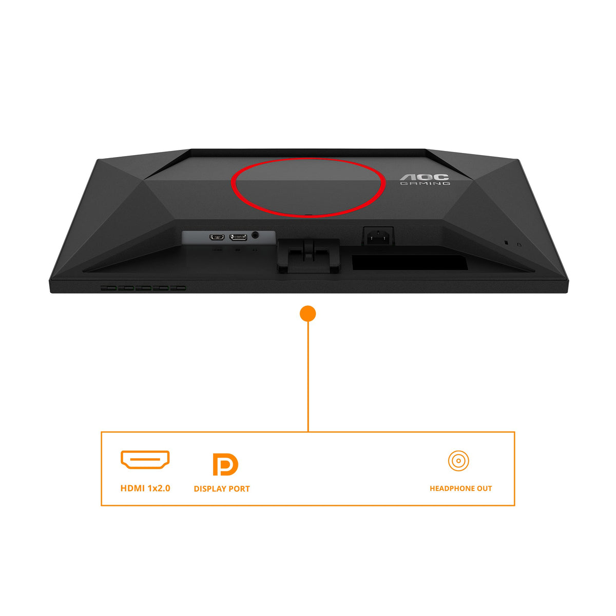EAN 4038986142731 - AOC G4 Q24G4RE pantalla para PC 60,5 cm (23.8") 2560 x 1440 Pixeles Quad HD LED Negro, Rojo imagen 3