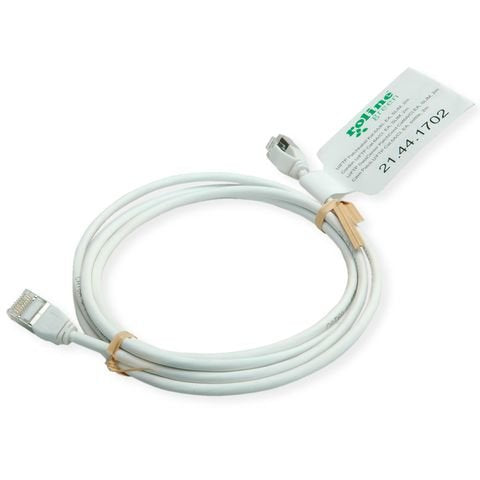 Roline Verde U Ftp Cable De Red Cat.6a (Class Ea), Lsoh, Slim, Grau, 0,15 M