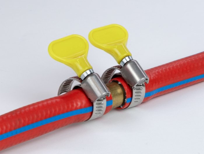 Schlauchschelle Edelstahl 400 Ss Mit Flügelmutter 32 - 50 Mm 5 Stück Gelb