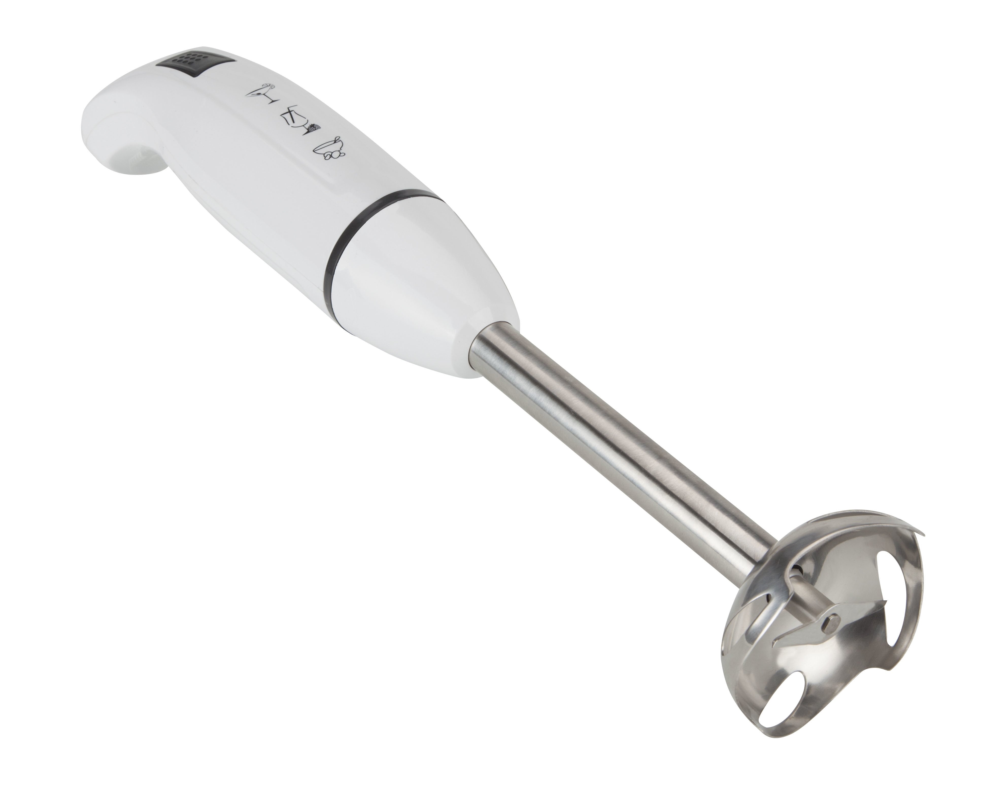 Batidora Jata Bt126 400w Pulsador Pie Acero Inox Desmontable Cuchilla Acero Inox Asa Ergonómica